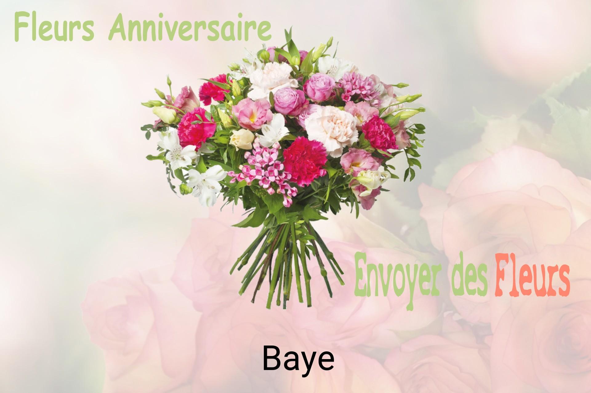 Bouquet de fleurs d’anniversaire livré à Baye